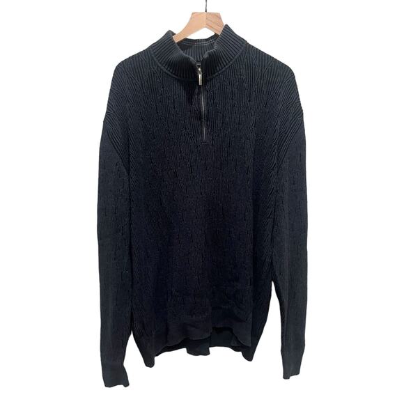 Tommy Bahama Mockneck Quarter Zip Sweater Size XXL - Picture 1 of 6